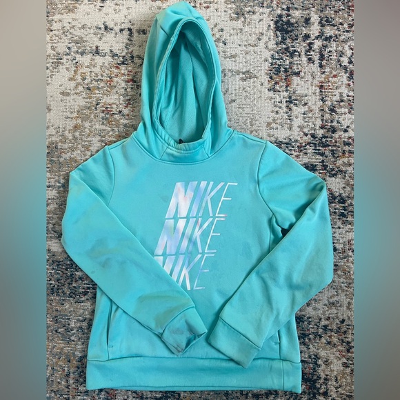 Nike Other - Girl Nike Aqua Blue Hoodie